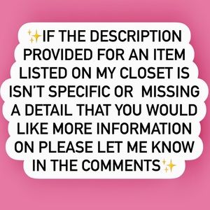 BUYERS PLEASE READ‼️ Pt.2